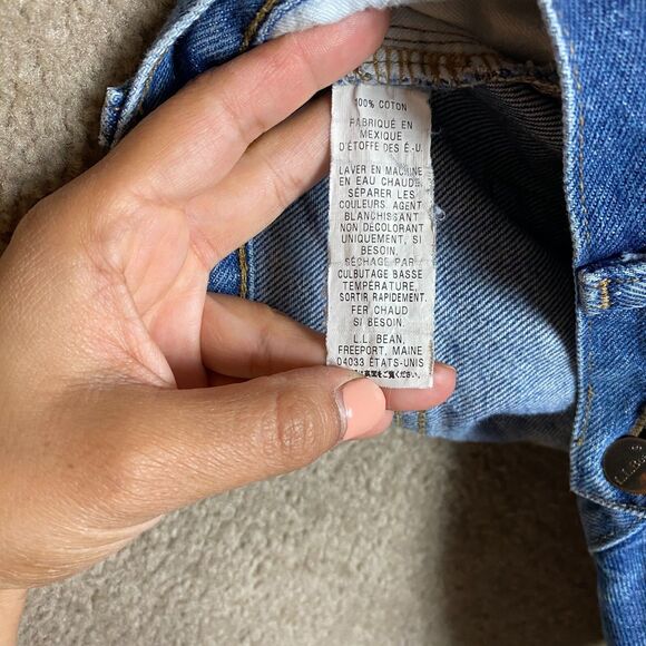 L.L.Bean Straight Leg Jeans Mens Size 36 x 30 Blue Medium Wash Denim Relaxed Fit - Picture 7 of 10